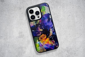 EVANGELION Painting MOBILE CASE by Cigarette-burns ＜PURPLE(EVA-01)＞