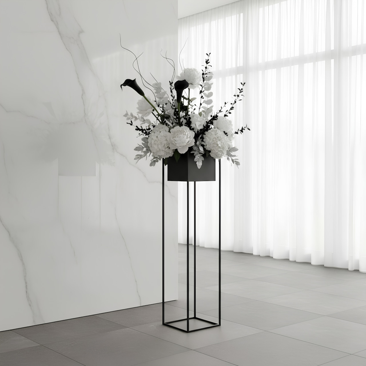 Minimalist Black Iron Stand【S / L】
