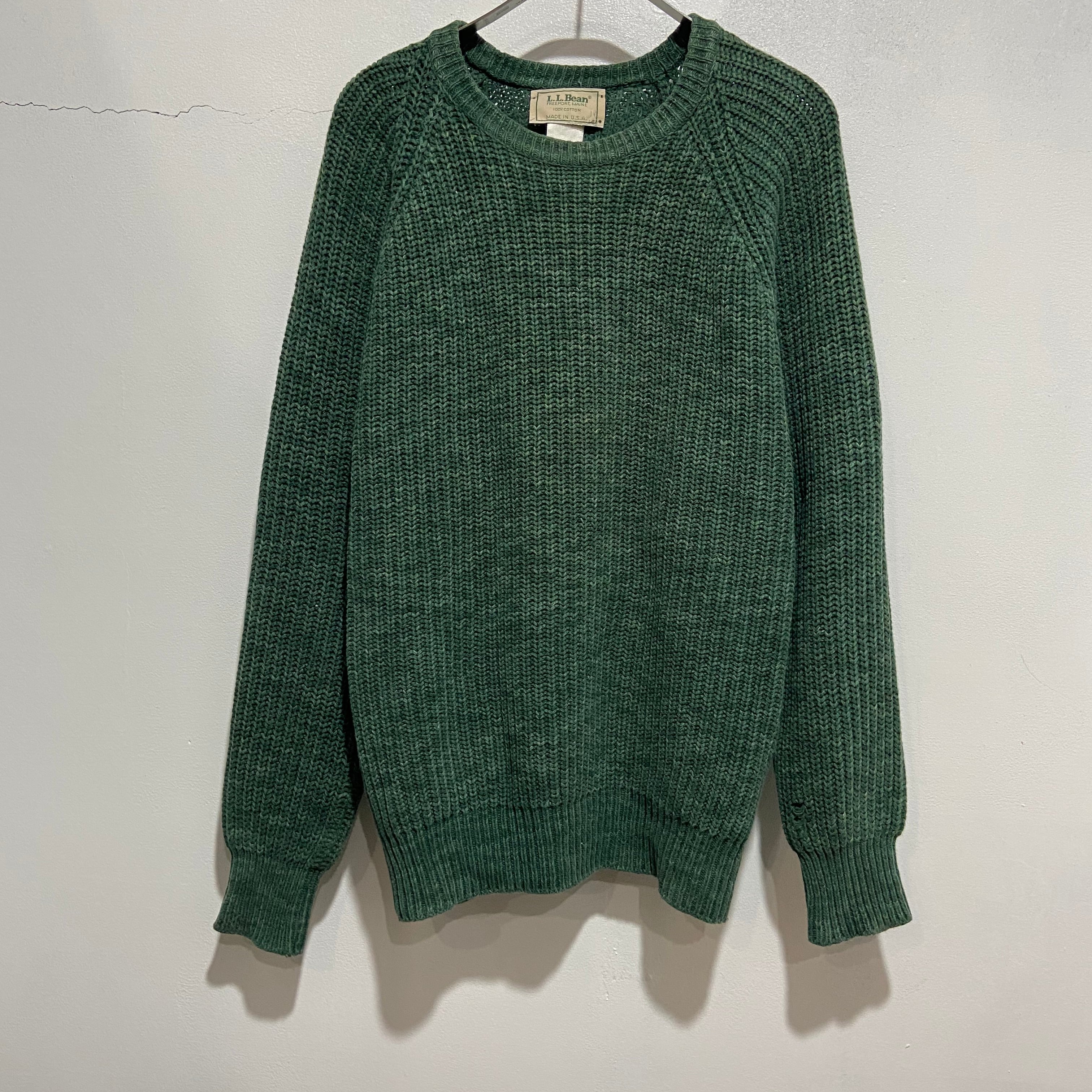 ネット買い 80s 90s コットンニット ワッフル あぜ編み vintage usa