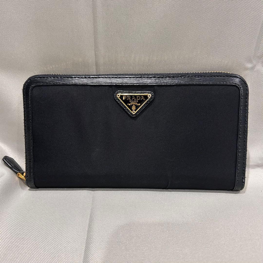 美品 GUCCI グッチ GGマーモント 長財布 デニム レディース ジッピー