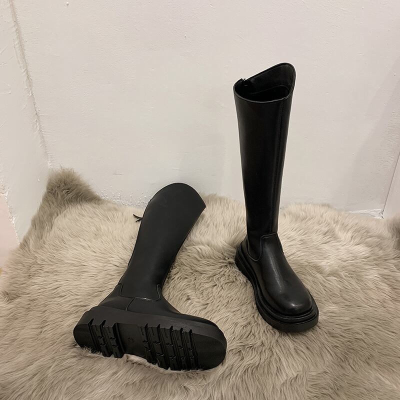 ウィンターレッドブラックカジュアルレザーブーツ 靴 シューズ 冬物 フェイクシューズ80987450620