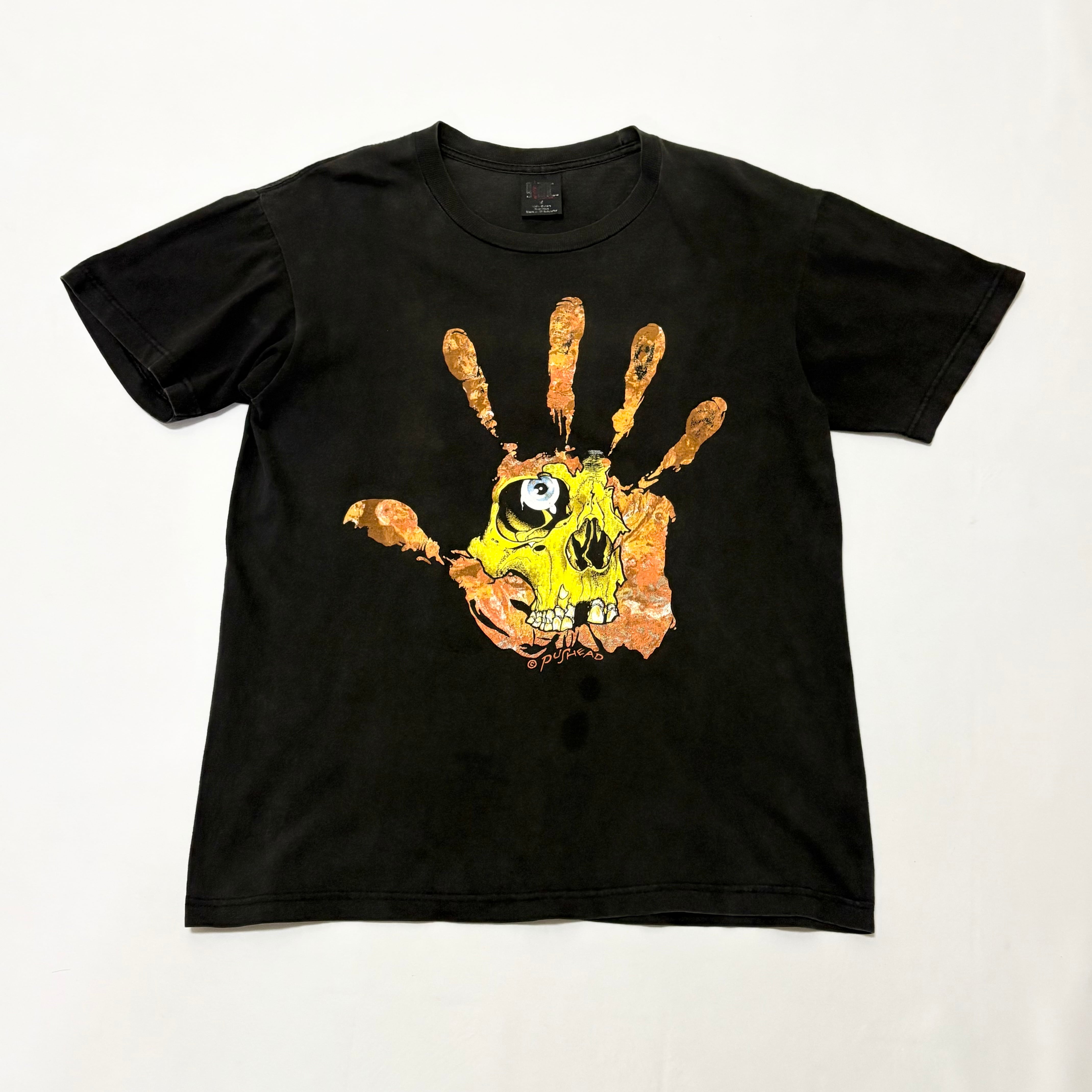 90s' PUSHEAD パスヘッド HAND OF FEAR Tシャツ | BANCA