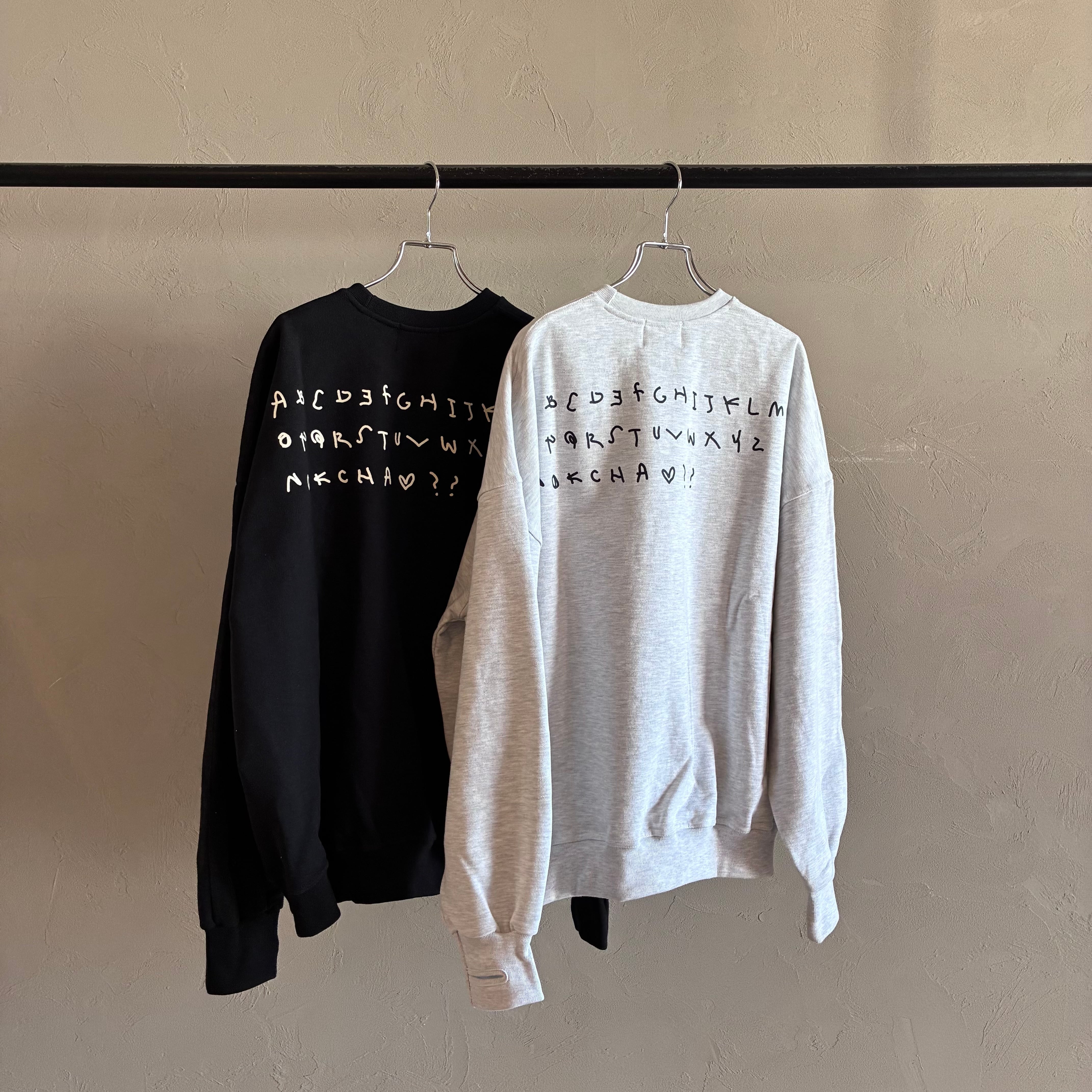 NOKCHA × MOMO 】alphabet sweat pullover(unisex) | valance 福井