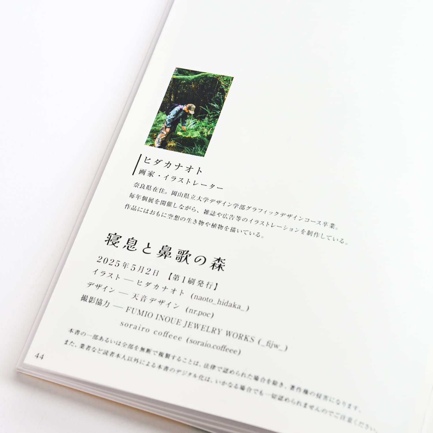 ヒダカナオト イラスト集「寝息と鼻歌の森」 | TOKYO PiXEL. shop