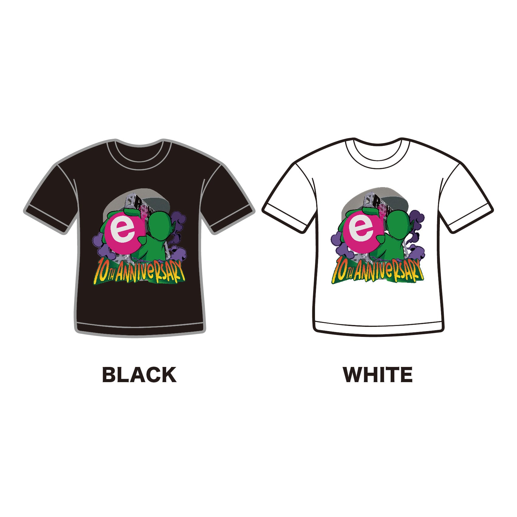 ラフォーレ原宿店10周年記念限定 Painting Bunny プリントTシャツ 新宿ReNY 10周年記念Tシャツ | RUIDO STORE