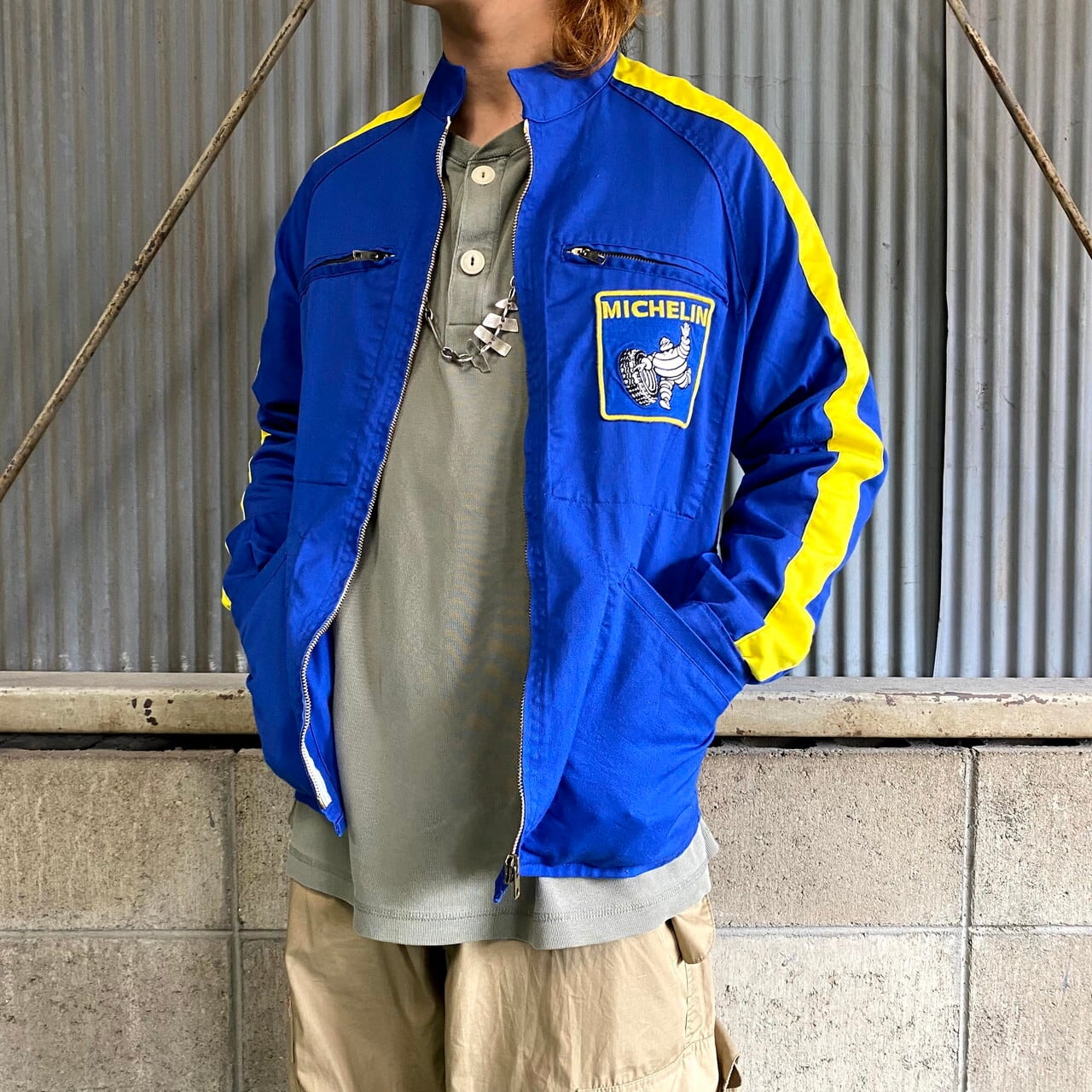 KLOPMAN ミシュラン バックロゴ刺繍 コットンツイル ユーロワーク  