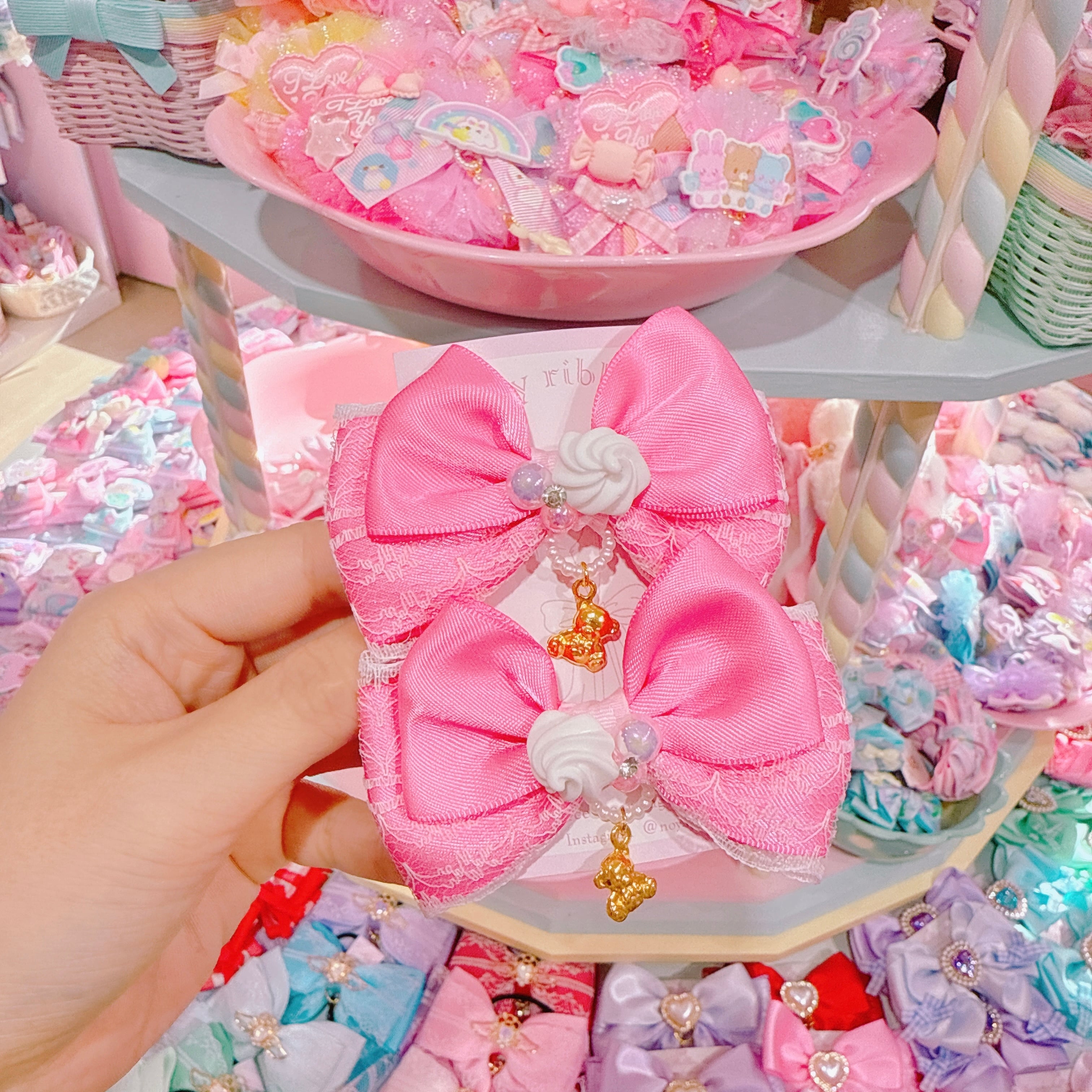 【F7】46-3ツインヘアクリップ