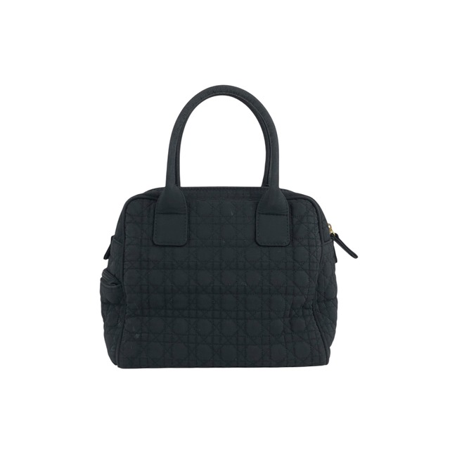 Christian Dior クリスチャン ディオール ハンドバッグ ブラック チャーム ナイロン vintage ヴィンテージ オールド bir6d3