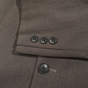 イタリア製生地 LANEROSSI ラネロッシ 3B セットアップ スーツ 94A6 (94-82-175)/W82cm/メンズ/上下セット/グレー系/ツータック