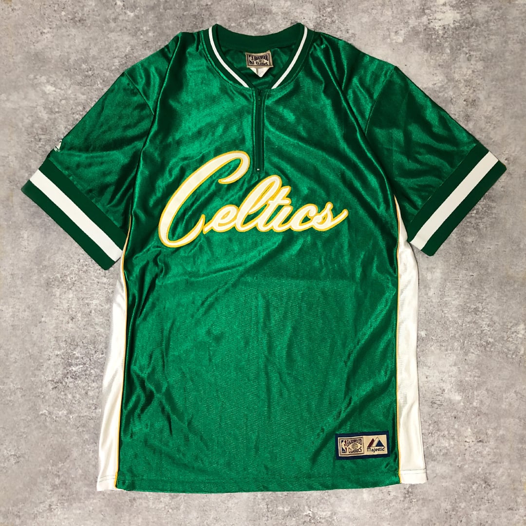 人気商品、HARDWOOD、majestic、CELTICS、3XLサイズ （ボストン 