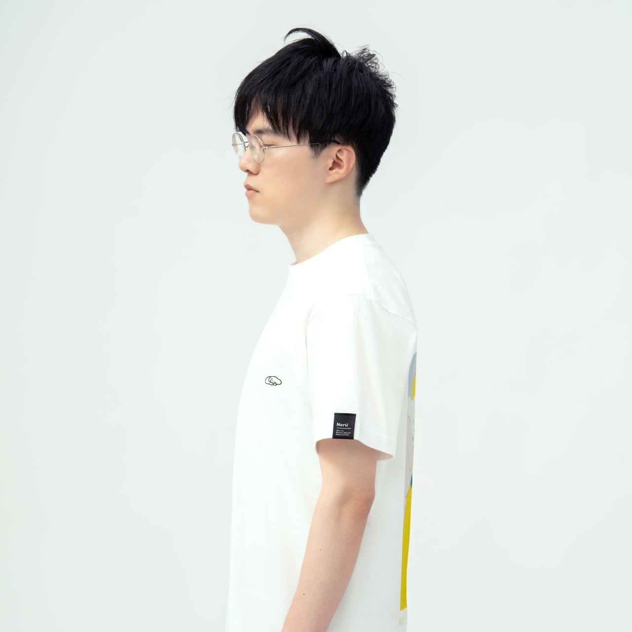 Neru Tシャツ ホワイト/ブラック Lサイズ Neru Official T-shirts | Neru THE SHOP