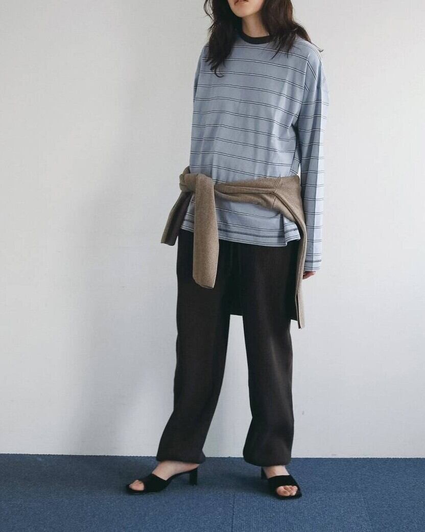 anuke(アンヌーク) Squaretoe Velour Mule | サウスオレンジ｜メンズ