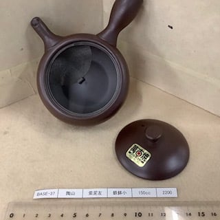 四日市萬古焼 急須 左手用 小 | kyuusuchaki