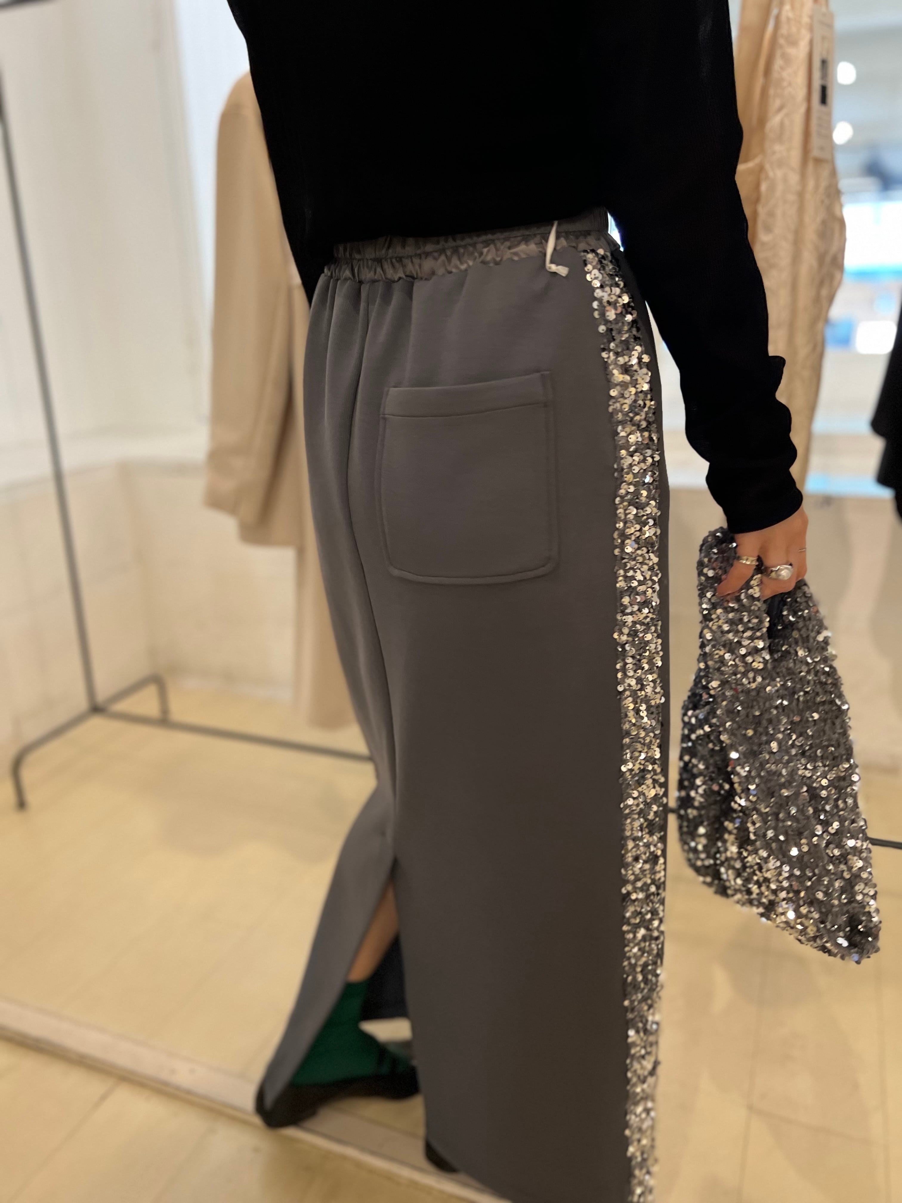 CHIGNON】スパンコールラインスカート〔2244-053NH〕 | MIEL select shop