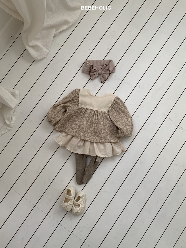 残り1点 即納⌇90cm 花柄 ブラウス