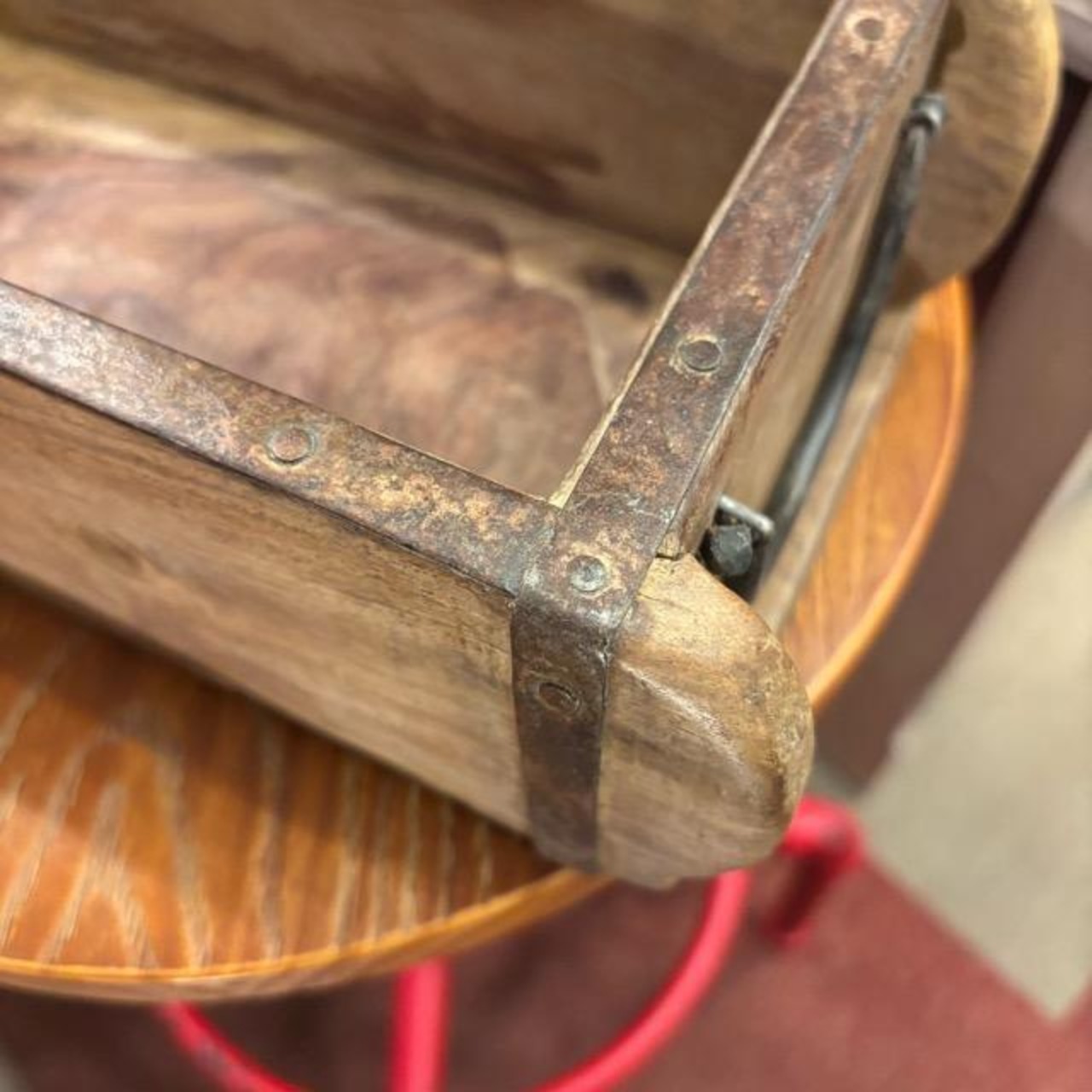 India Brocanto Brick Mould Box Size:S インド ブロカント ブリックモールドボックス Sサイズ 小物入れ ツールボックス 道具入れ レトロ