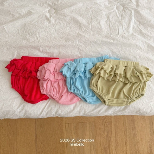 予約：[Baby] Pepper Frill Bloomer〔ninibello〕