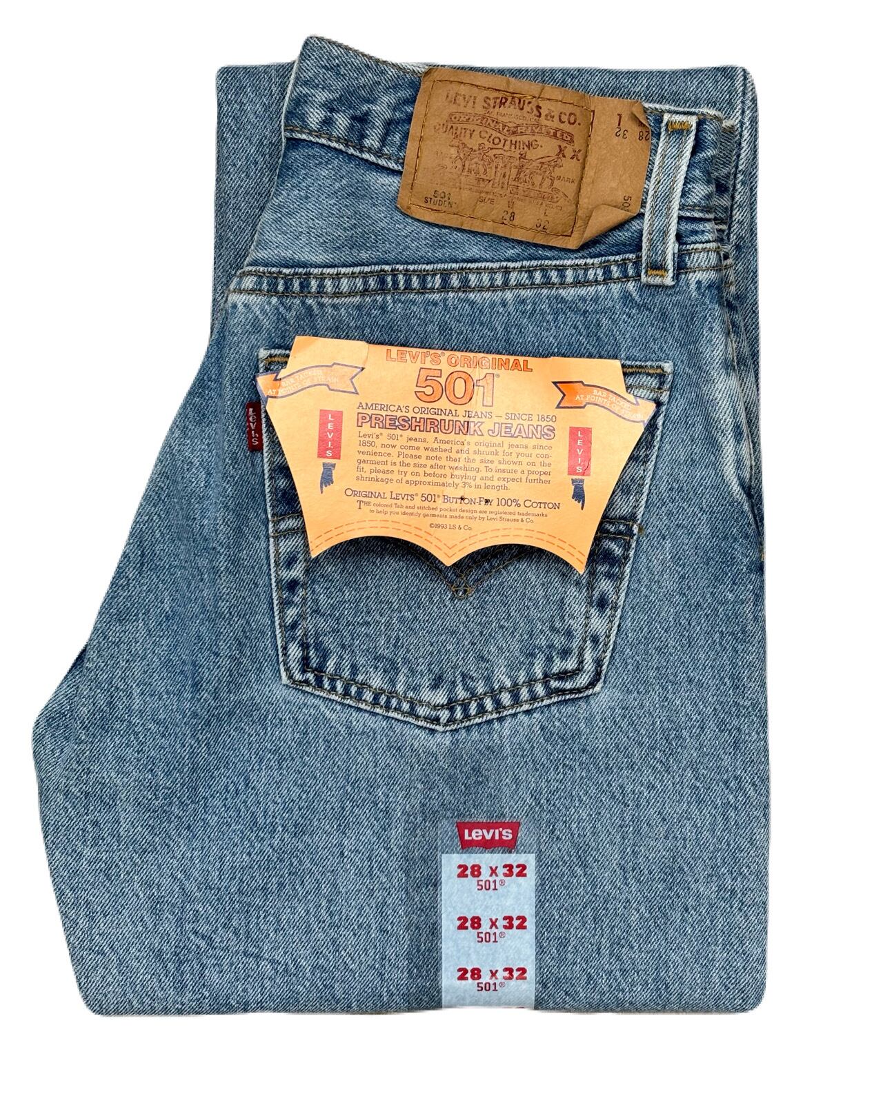 90’s Levi’s 501 STUDENT “DEADSTOCK”