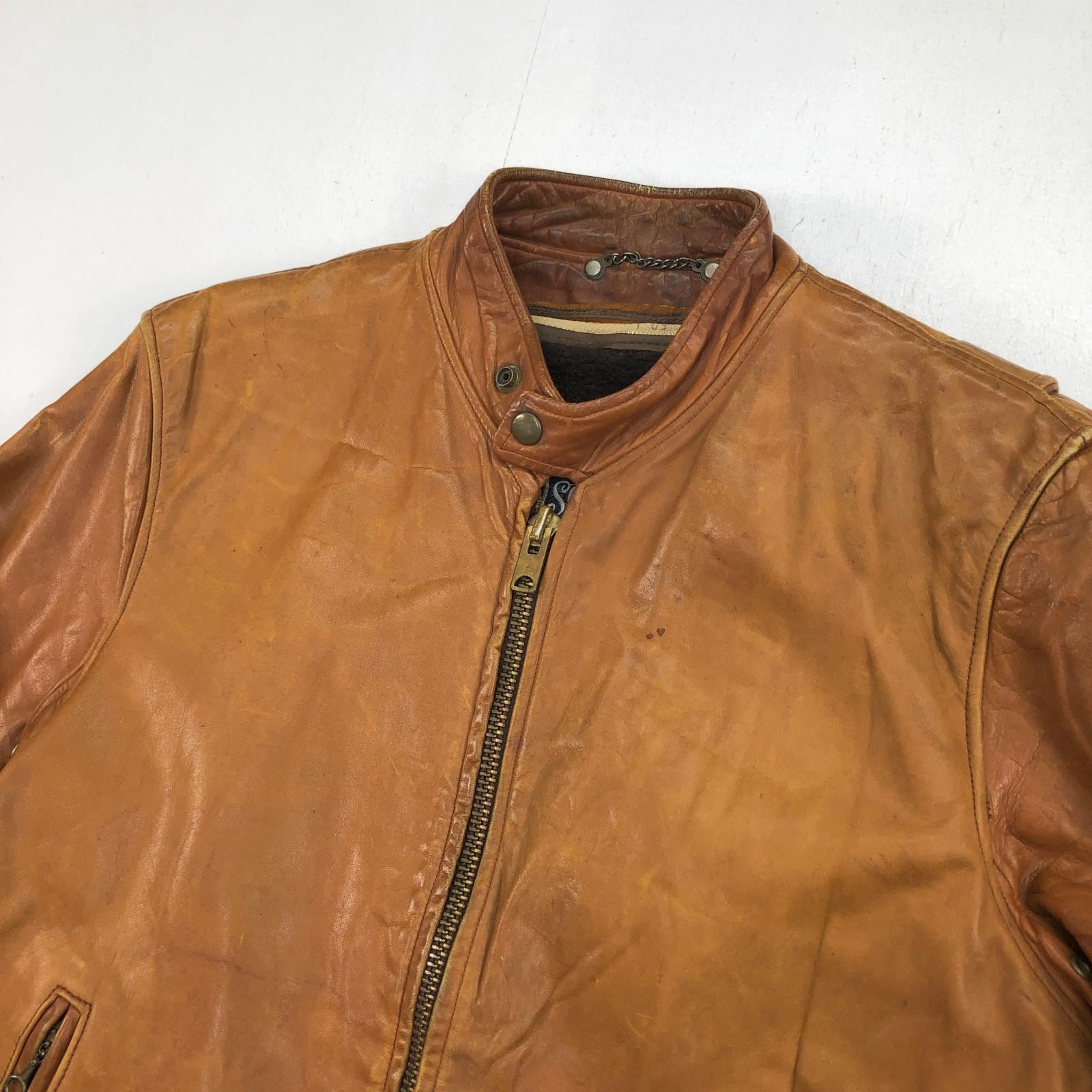 SAWYER'S CAMPUS SHOPS 70年代あたり THIS GENUINE LEATHER GARMENT