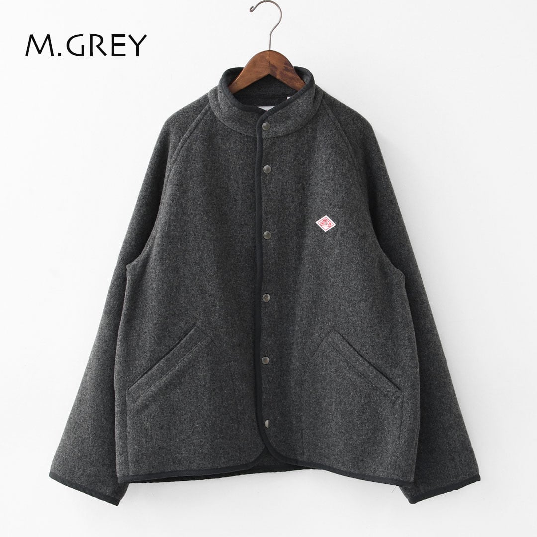 DANTON [ダントン] M WOOL LIGHT PILE STANDCOLLAR JACKET [DT