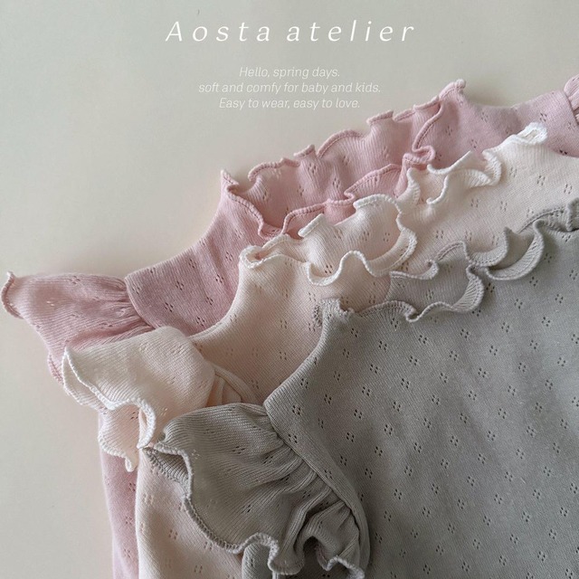 «sold out»«Aosta» エンジェルトップス 5colors