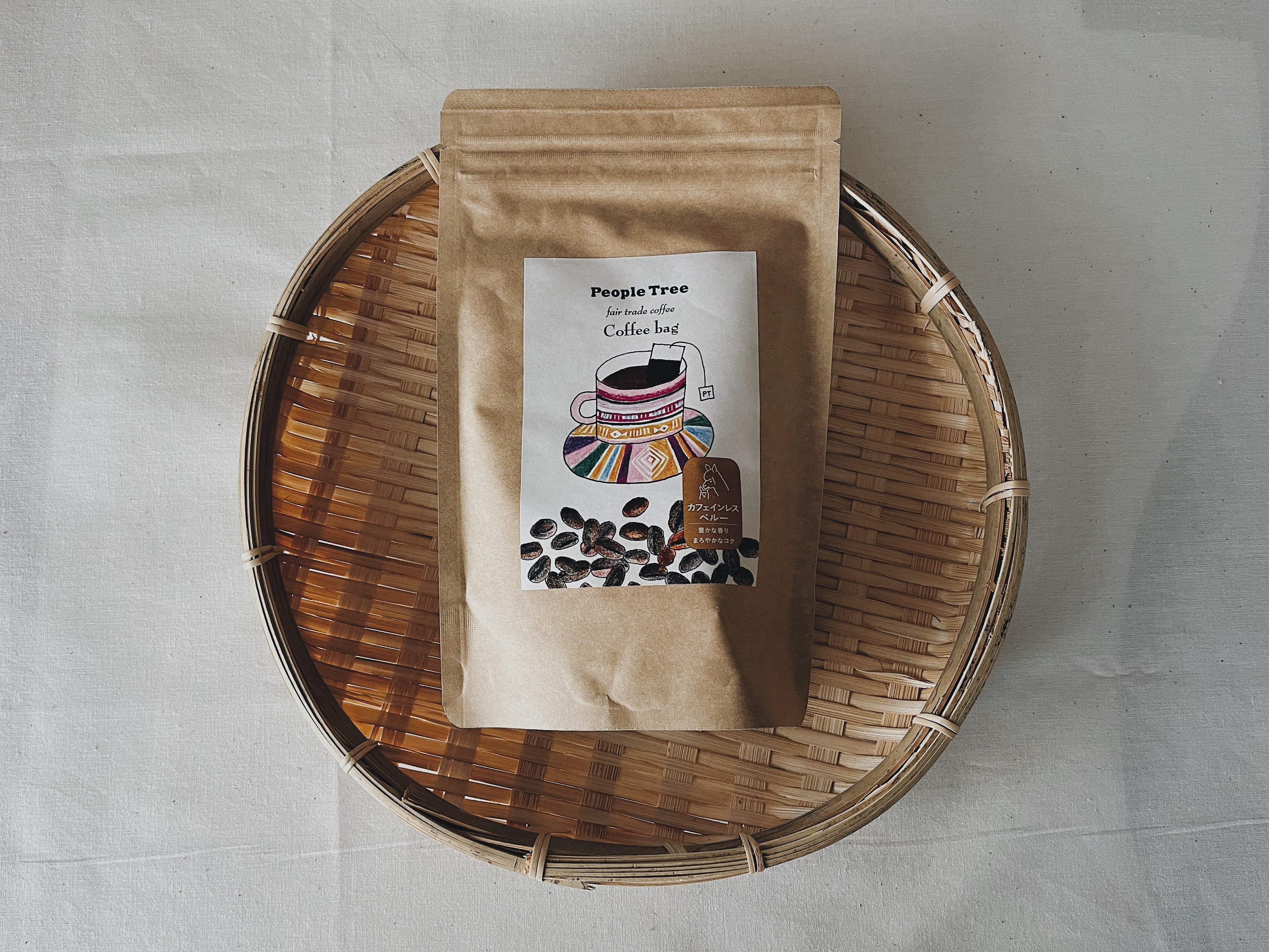 〈People Tree〉フェアトレードコーヒーバッグ・カフェインレス