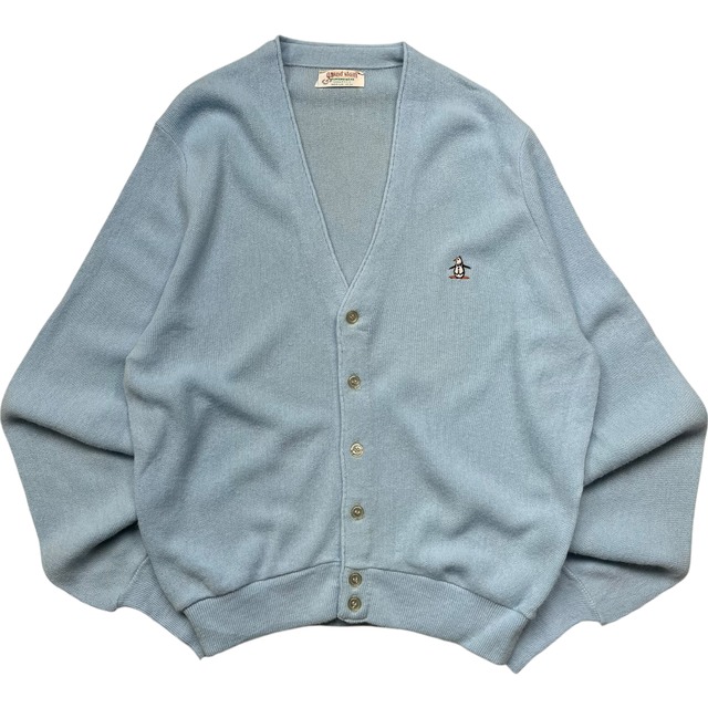 《L》 grand slam アクリルニット カーディガン USA製 70年代〜 no.5425