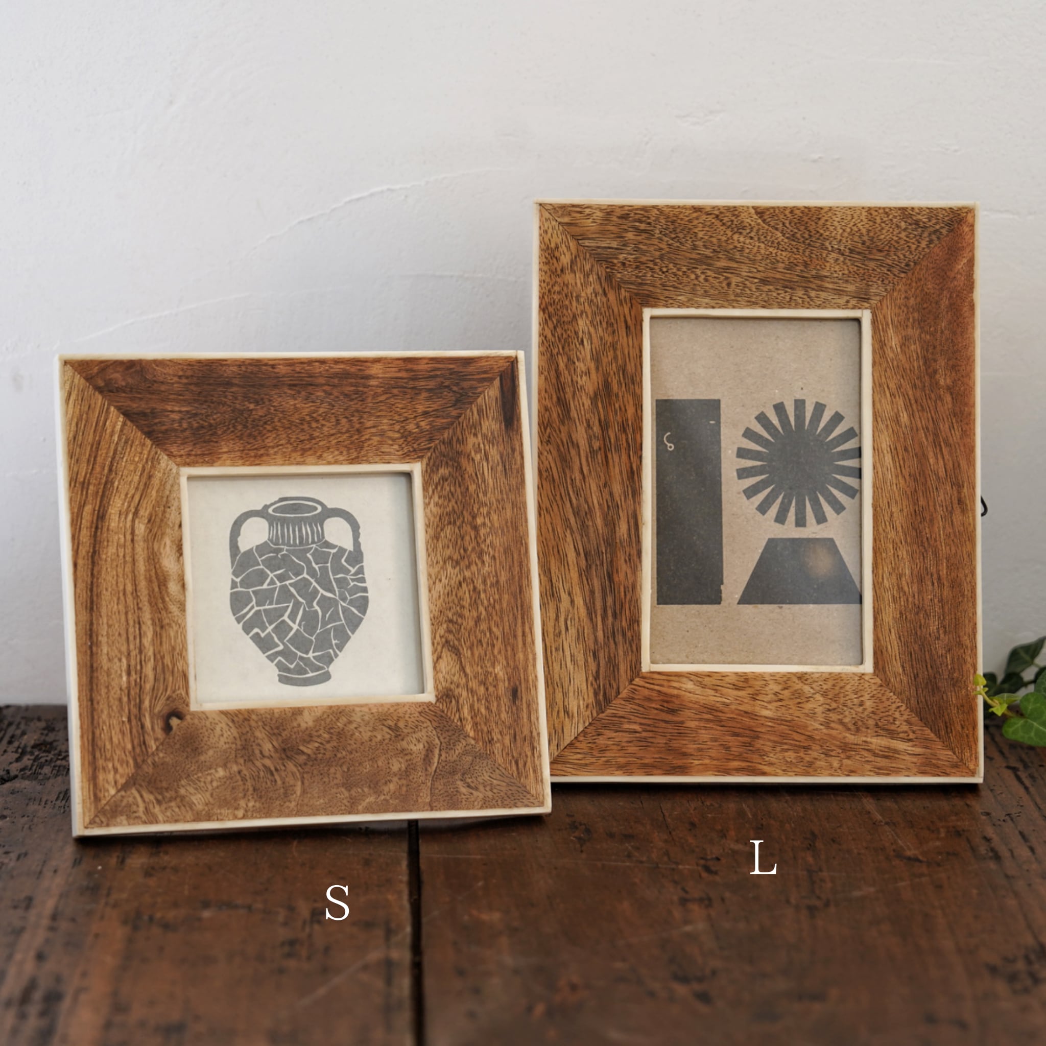 ウッド&ボーンフォトフレーム S