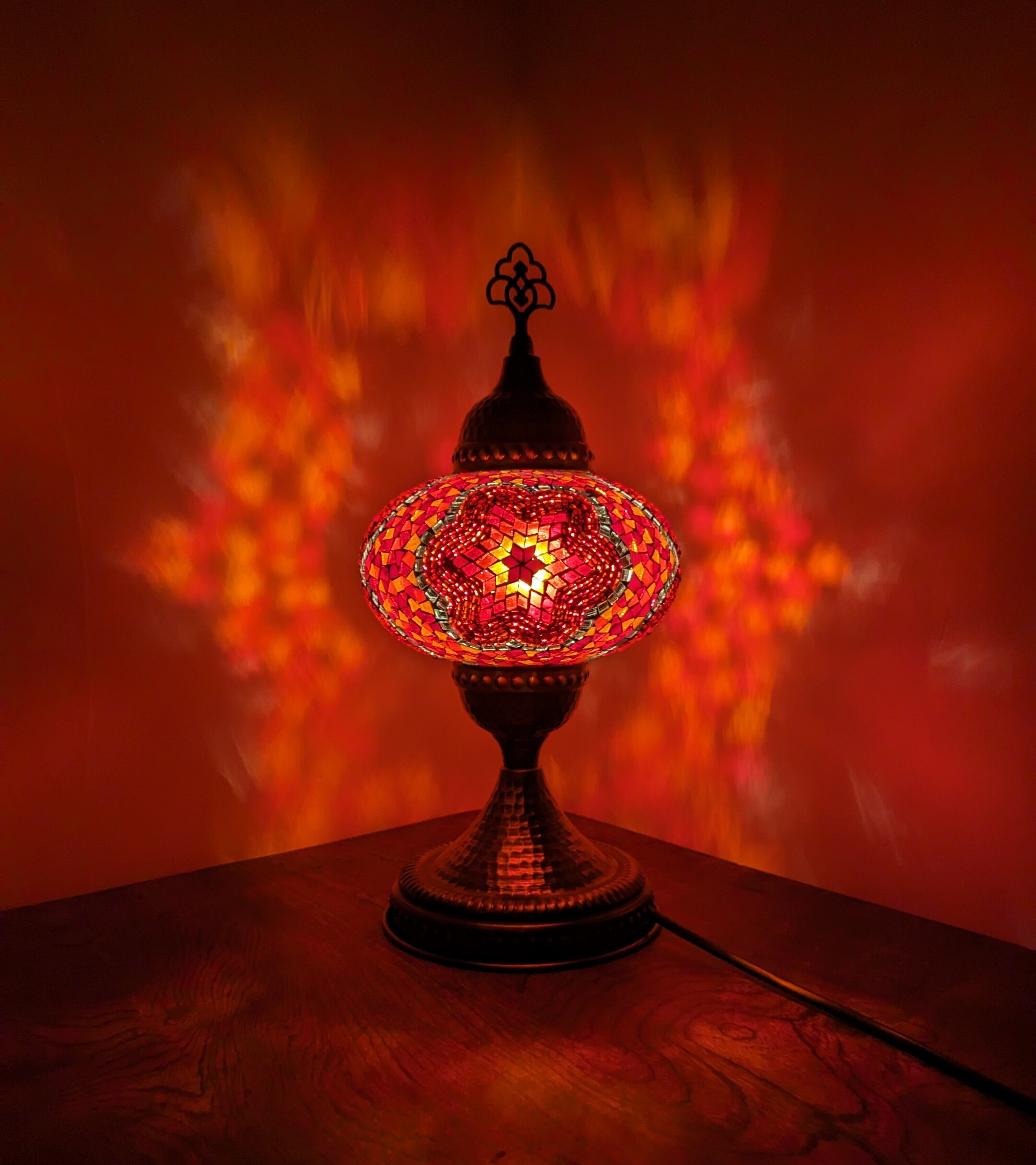 Shop ハンドメイド・手芸 ＊NEW＊トルコ製ハンドメイド モザイクランプ