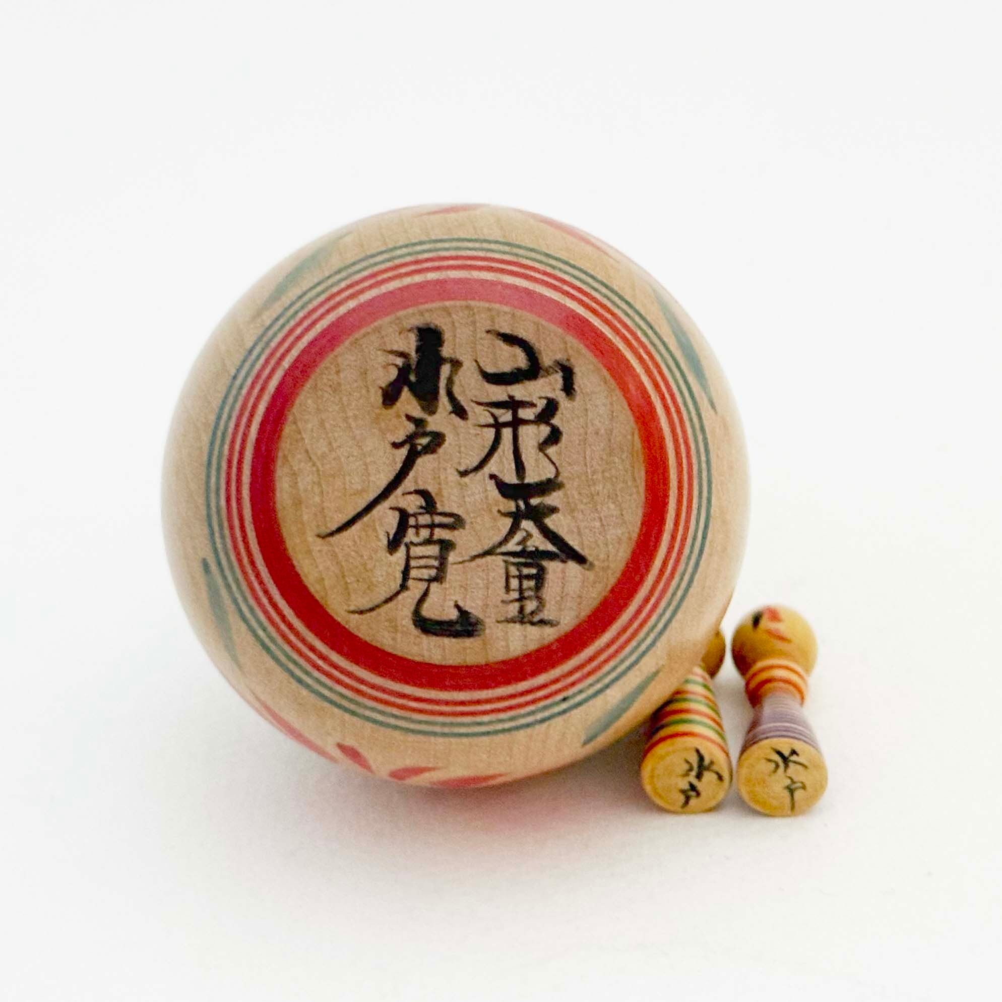 蔵王高湯系 / 水戸寛工人（蓋物小寸こけし入り えじこ）