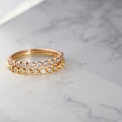 【ROUND】 Diamond Half Eternity Ring