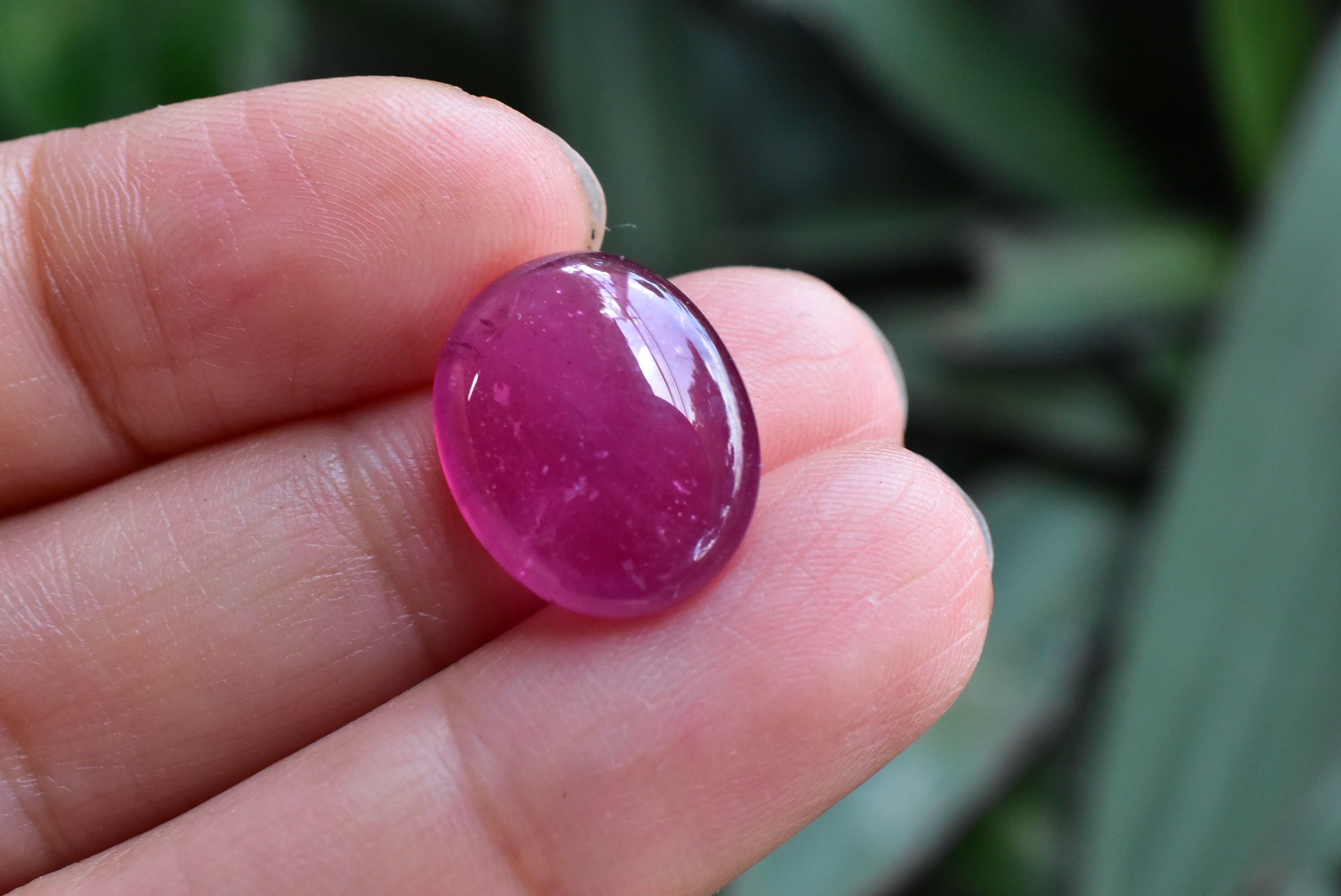 ピンクの彩☆ルビー ルース rub006 | Funky garuda Stone (ファンキー