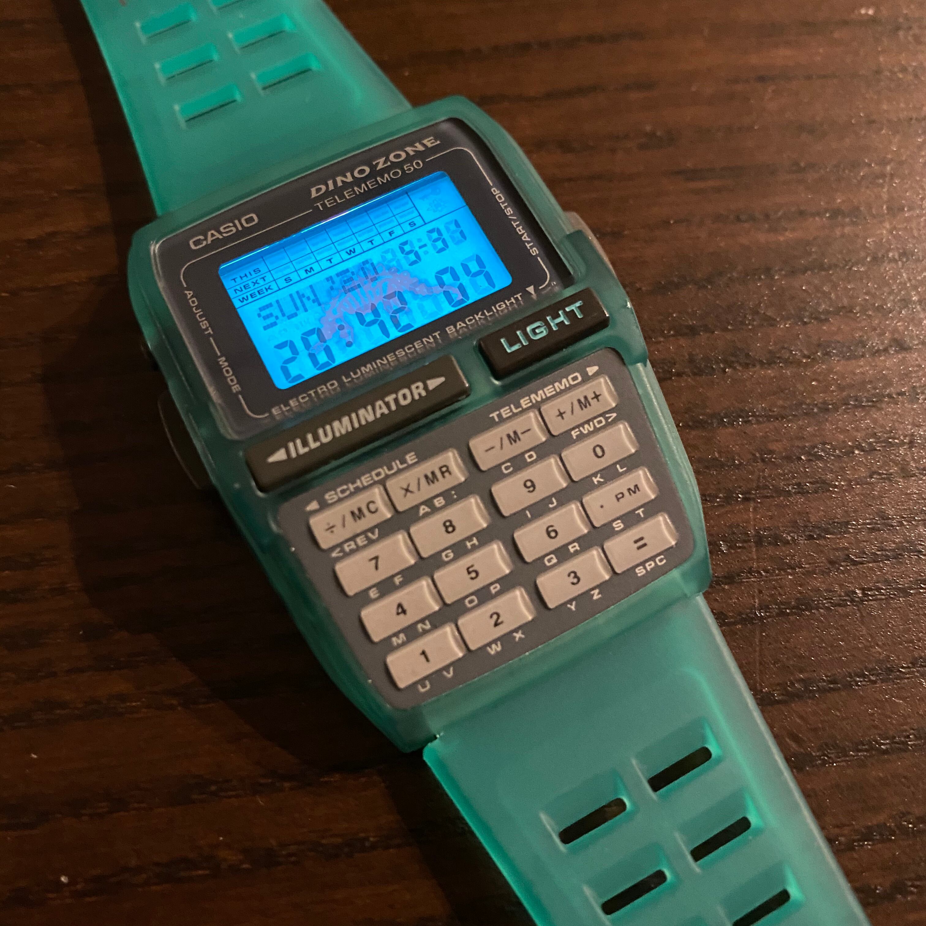 CASIO DATABANK CALCULATOR DINOZONE | kokopelli's watches and collectables