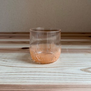 glass studio 三日月 Toudoグラス(クリア/赤土) ④