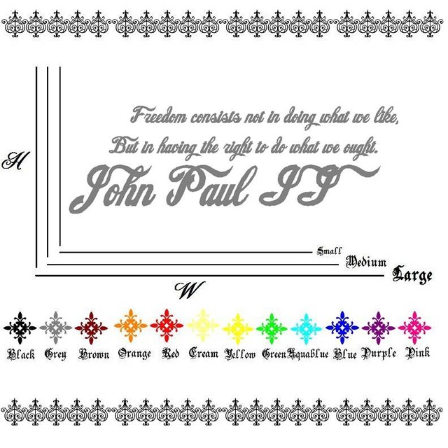 新しいライフスタイル ヨハネ パウロ2世の格言 壁ステッカー はがせるウォールステッカー おすすめ バラ 名言 来日 葬儀 カラヤン Interiorwall インテリアウォール