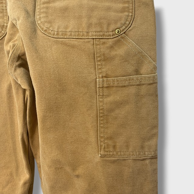 90s USA carhartt ダブルニーダックペインターパンツ 茶系 W38
