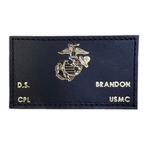 文字入れ 】 自衛隊グッズ ネームタグ アメリカ海兵隊 U.S.M.C. 旭日旗