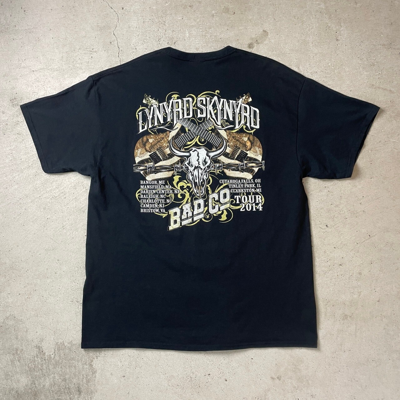 lynyrd skynyrd レーナードスキナード 2014 ツアー バンド Tシャツ 
