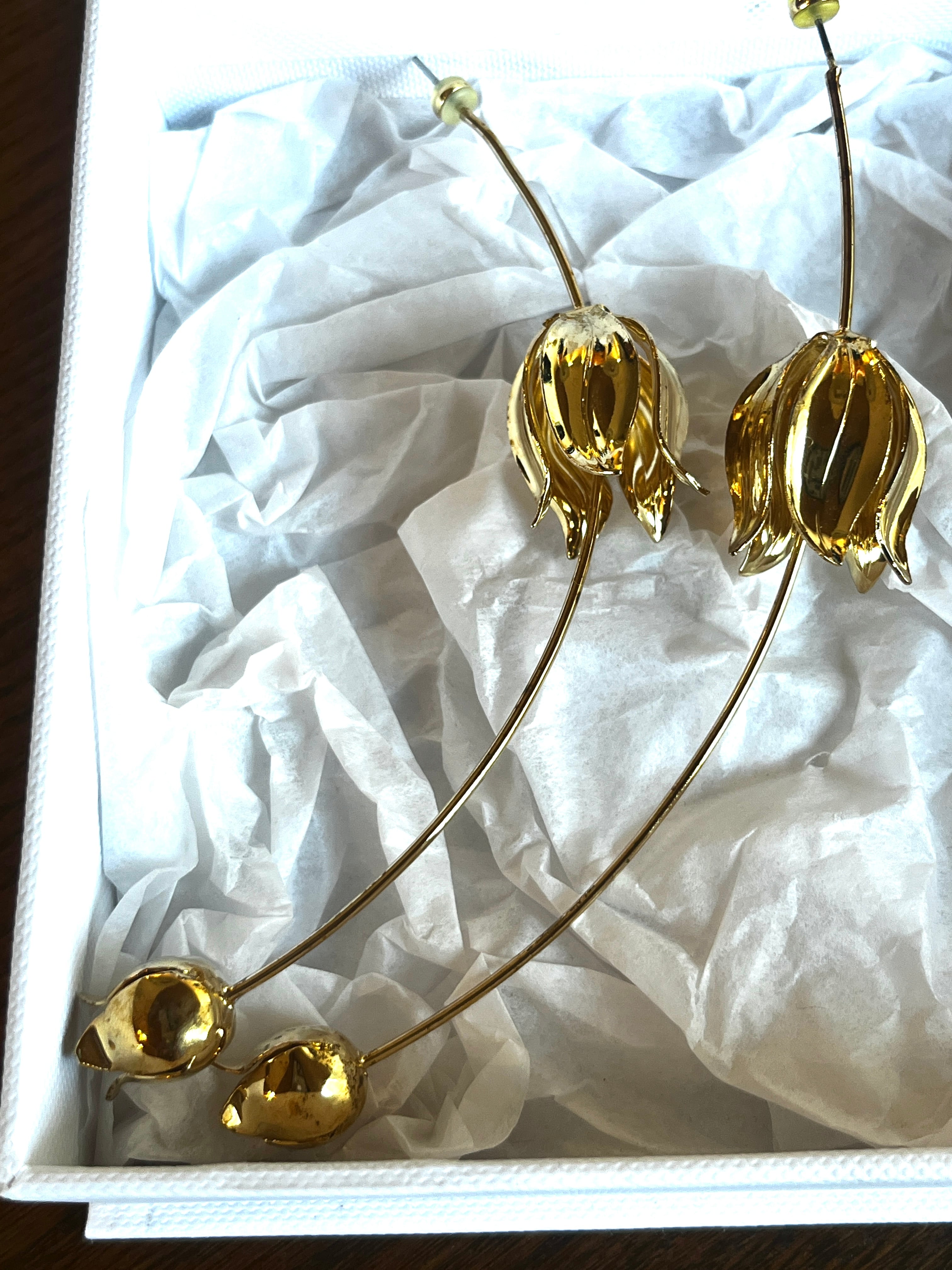 a.b.ellie tulip stem pierce エイビーエリー ピアス レンタル | bijouxO