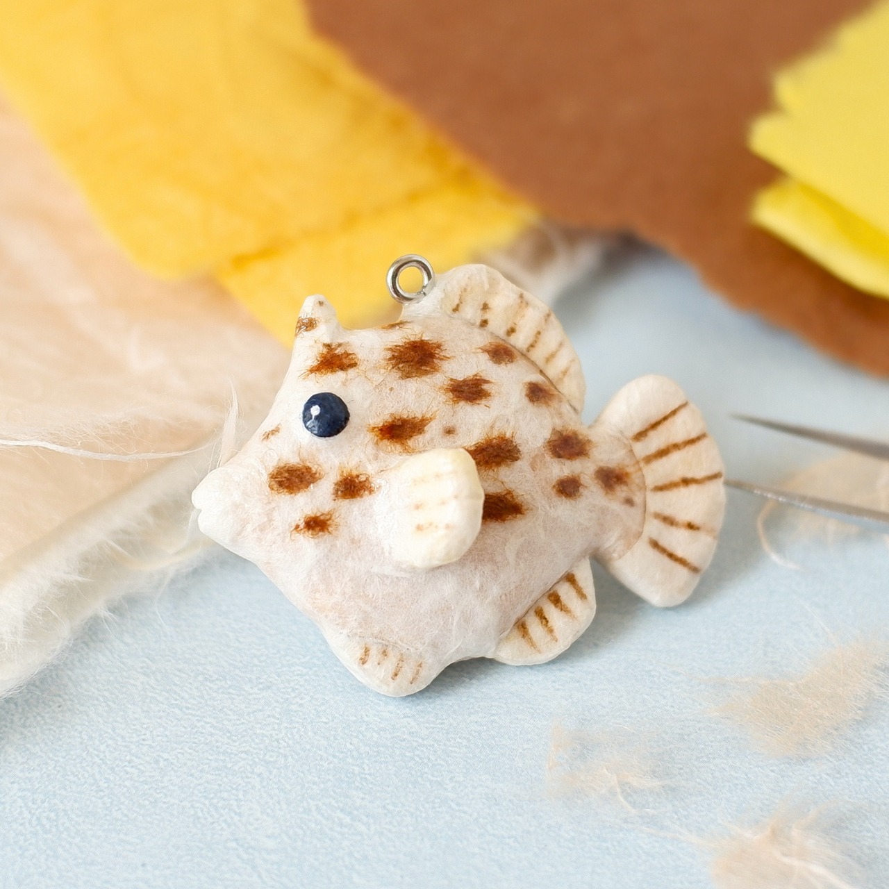 和紙小物/アクセサリー『カワハギ』