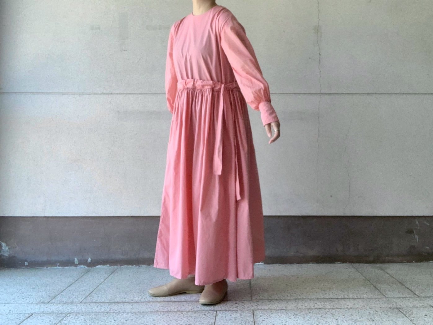 COSMIC WONDER】Suvin cotton broadcloth farmer dress/20CW17311-2