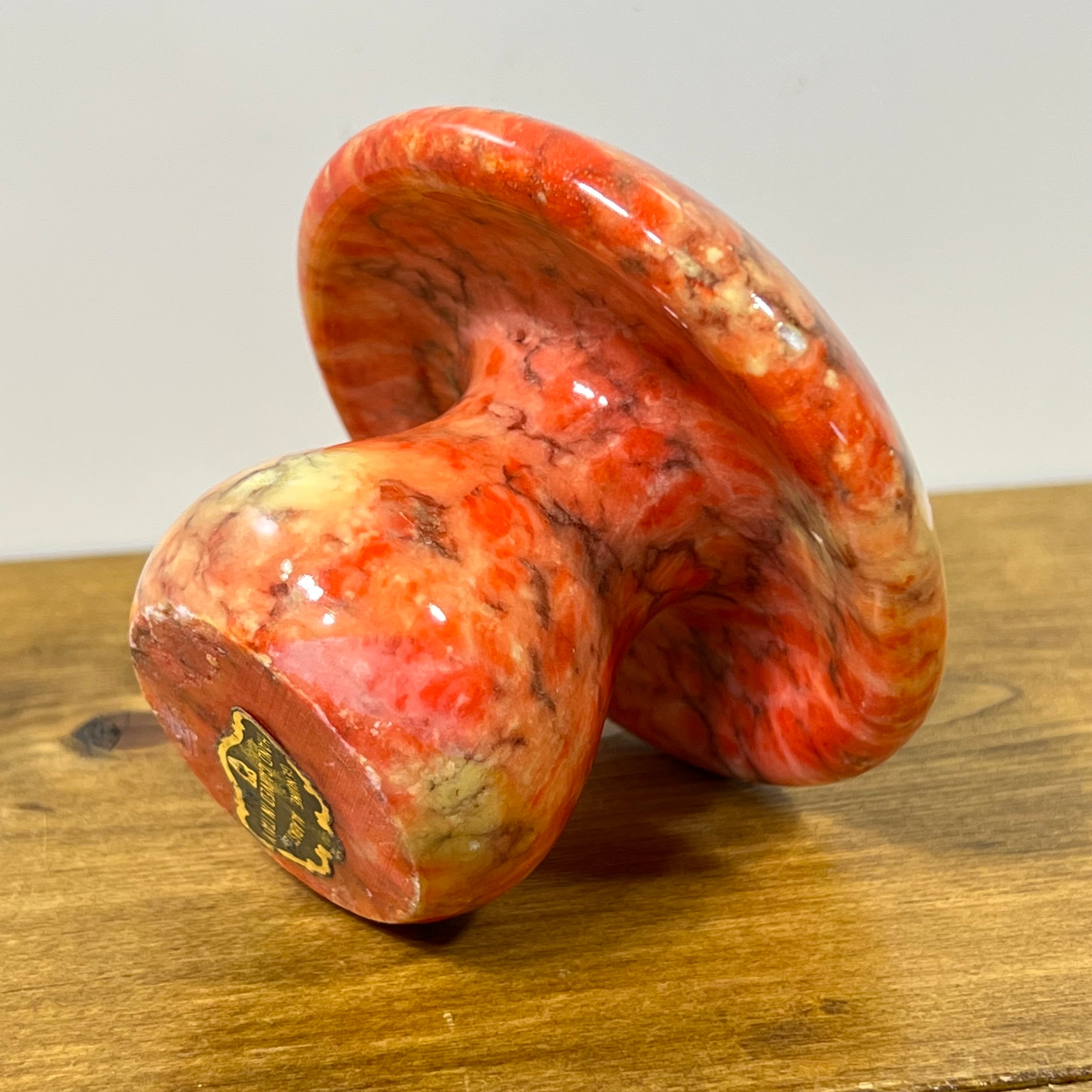 ヴィンテージ vintage mcm italy alabaster mushroom