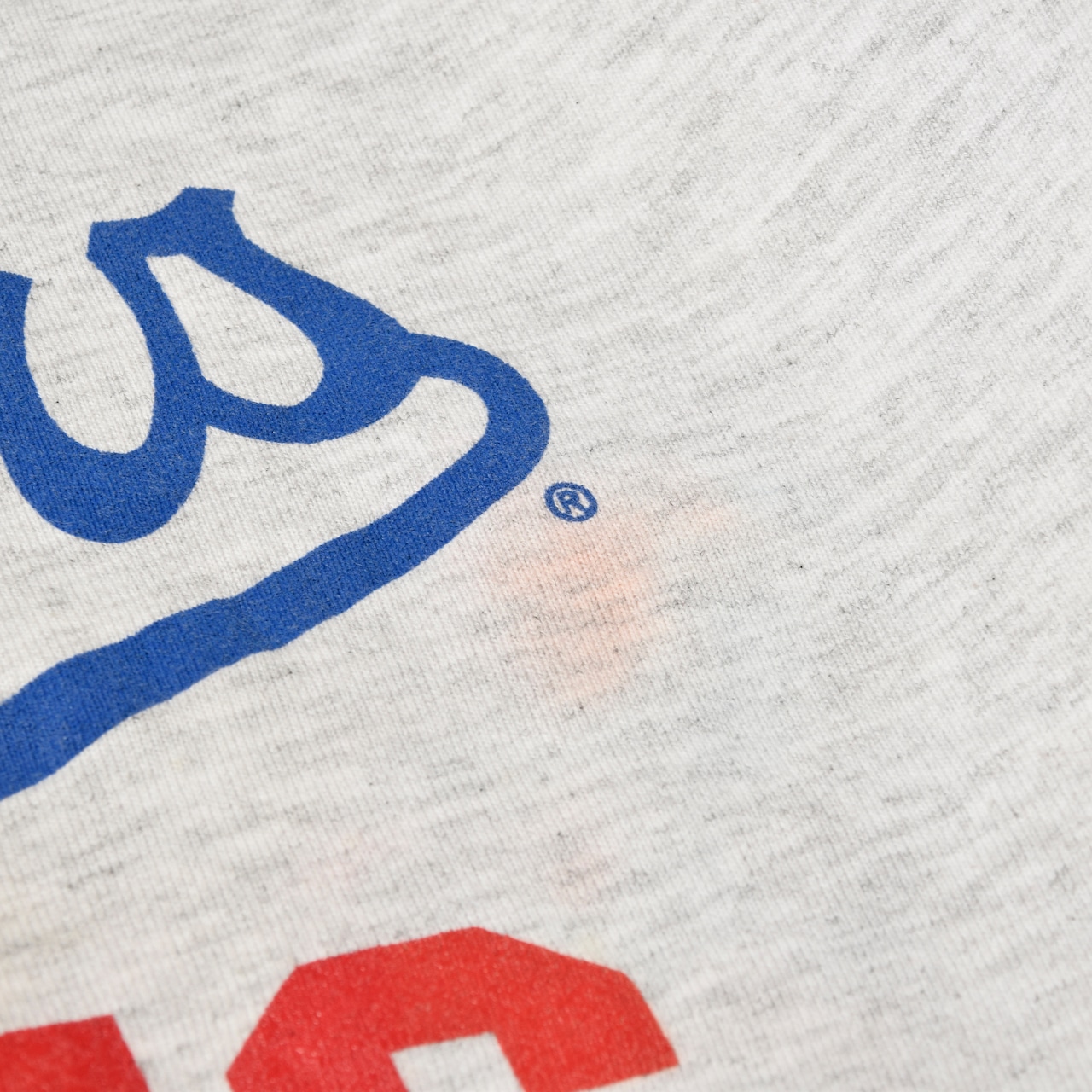 90s Dodgers(ドジャース)USA製 NOMO プリント スウェット トレーナー グレー