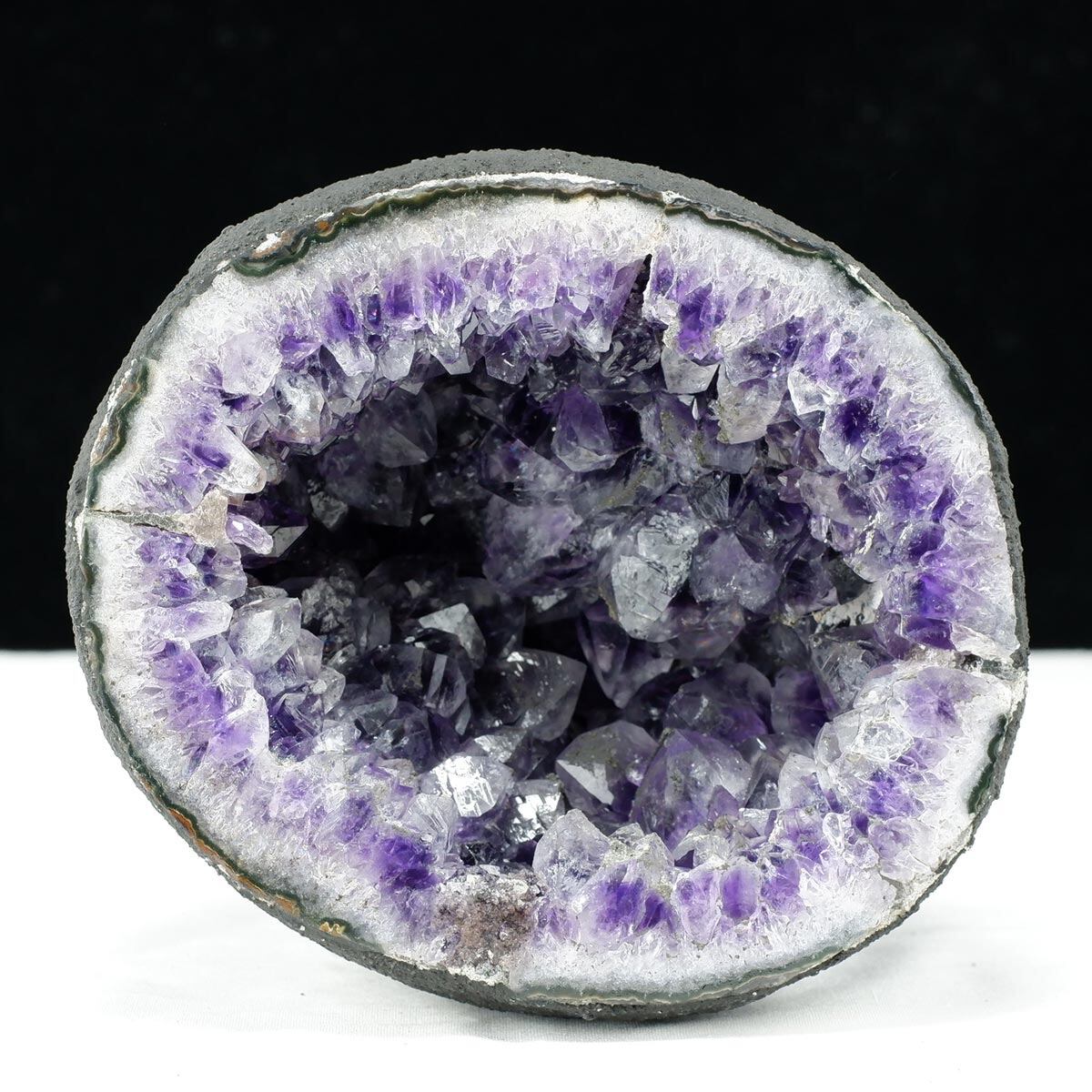 1.8Kg アメジストドーム ウルグアイ産 サークルジオード アメジスト ドーム ミニ 卓上サイズ 一点物 174-2288