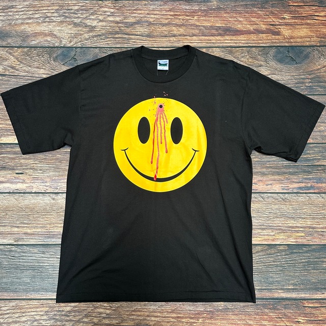 Smiley Face ぶち抜きスマイル プリントTシャツ XL | 古着屋DIGDIG