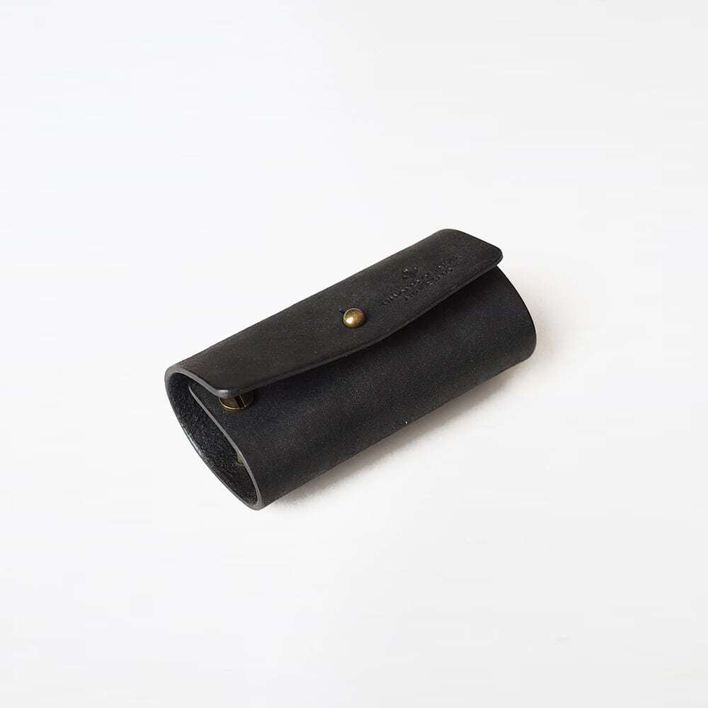 スマートキー用 キーケース【ブラック】ぶら下げタイプ | 革小物