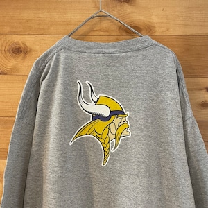 【NFL】Minnesota Vikings Tシャツ ミネソタバイキングス XL ビッグサイズ バックプリント US古着