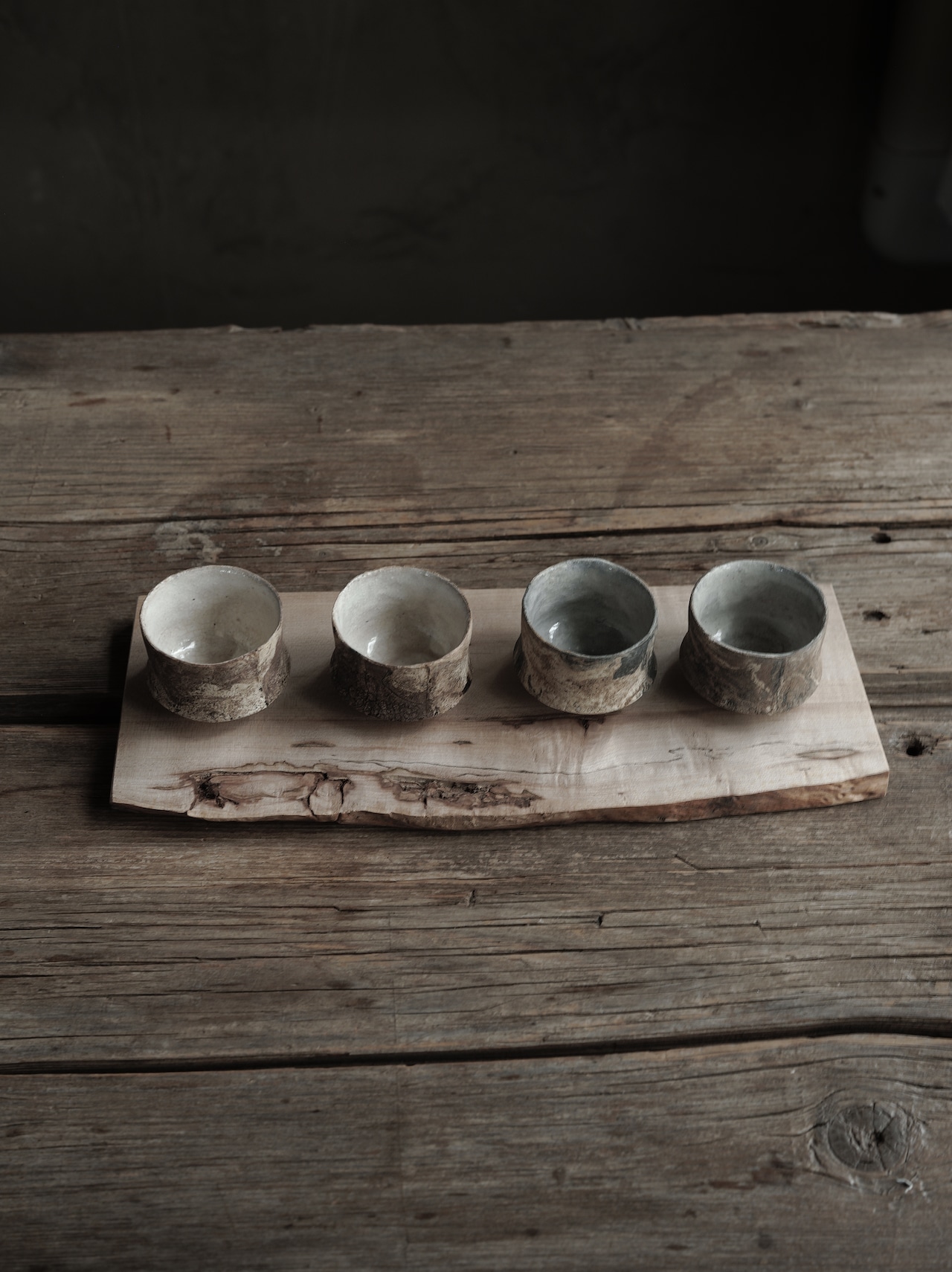薄い板皿 無垢