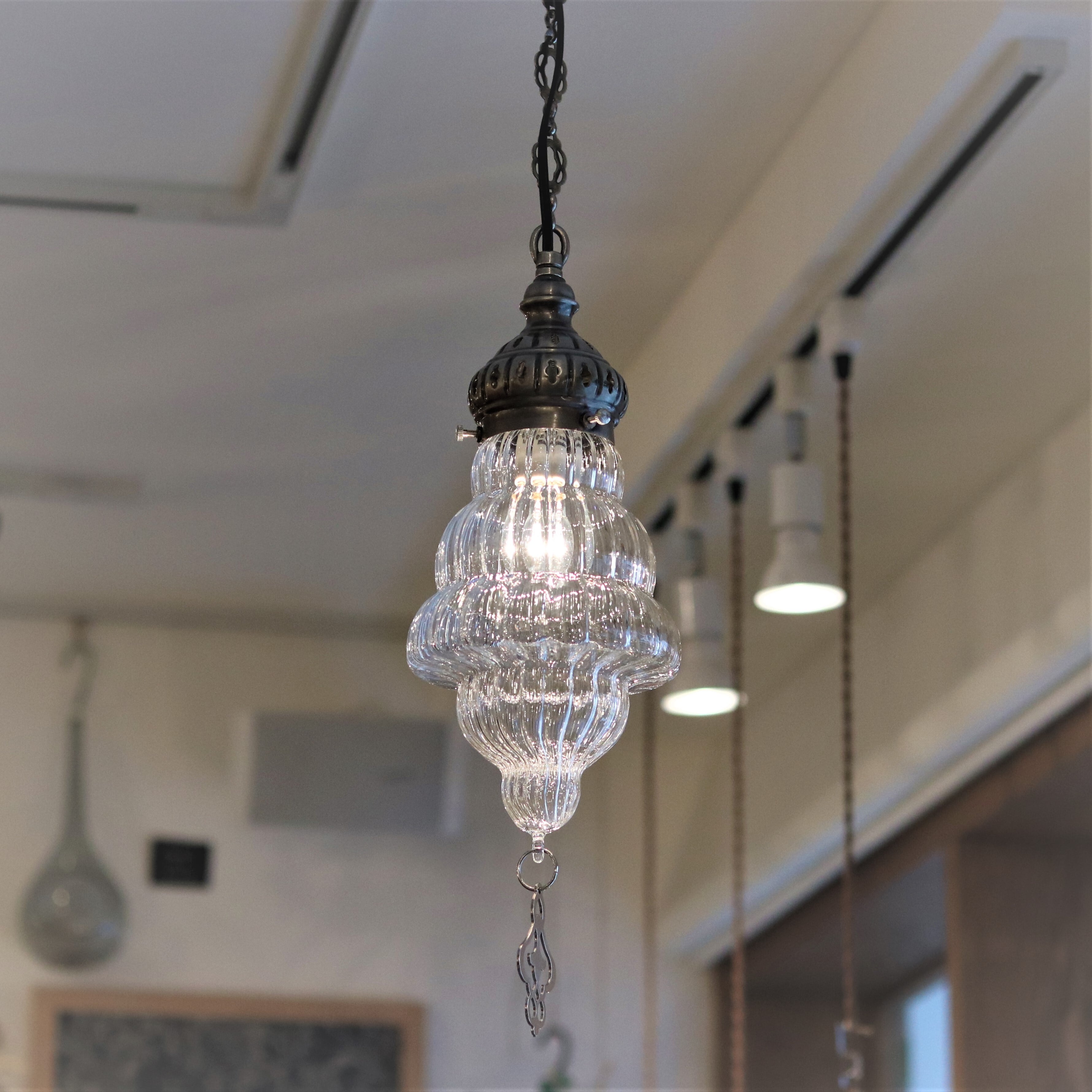 照明】オットマンクラシックガラスランプ016【3406】 | ジーフラット