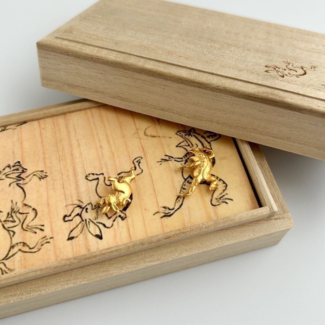 鳥獣戯画 ピンバッジ うさぎ・かえるセット | hmm, by 東京都美術館